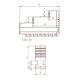 BISON Hard Solid Jaws for 4-jaw Scroll Chuck Ø250 mm for in- and outside clamping type 36**/37**